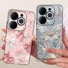 For Itel A80 A90 A95 A70 A60 A60s Phone Case Matte Soft TPU Bumper Cover Cool Cartoon Luxury Butterfly Flower Bow Pattern Funda