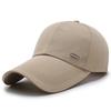 Spring and Autumn Hat Men's Fishing Hat Sunshade Sunscreen Canvas Extended Brim Cap Cotton New Baseball Cap