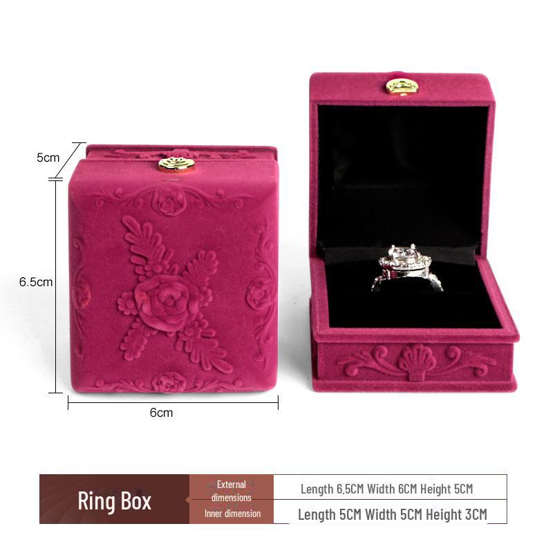 Шкатулка для сережек, нефритового кулона, браслета, кольца, ожерелья и подарочная коробка