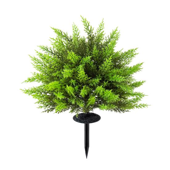 Искусственный топиарий из сосны Реалистичные искусственные сосновые кусты Искусственная зелень с шипами Рождественский топиарий для дома В помещении Передняя веранда Наружный декор