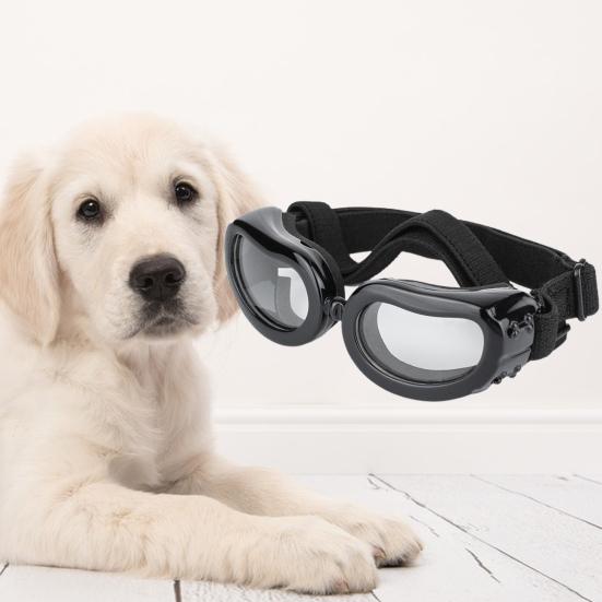 Солнцезащитные очки для домашних животных Clear Vision Регулируемая защита от ультрафиолета Защита глаз Очки для домашних животных для кошек и собак Товары для животных