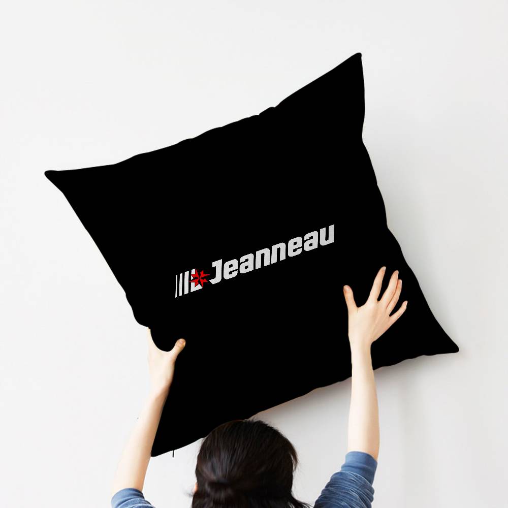 Jeanneau Logo Personalized Pillow Dust Cover Bedroom Kids Party Decoration Pillowcase Birthday Children Gift