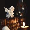 Resin Crafts European Style High Quality Sculpture Flower Fairy Angel Figurine Desktop Ornaments