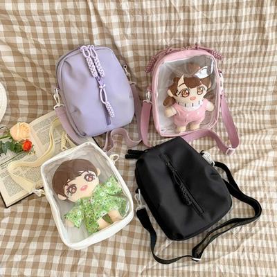 Японская кавайная сумка Itabag для кукол 20 см Прозрачные сумки Милые сумки через плечо для школьниц Сумка через плечо Кошельки и сумки JK