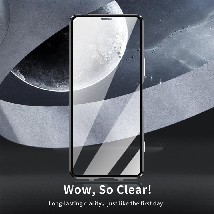 Для Sony Xperia 1 IV HD Магнитный Металлический Закаленный Стеклянный Чехол для Телефона