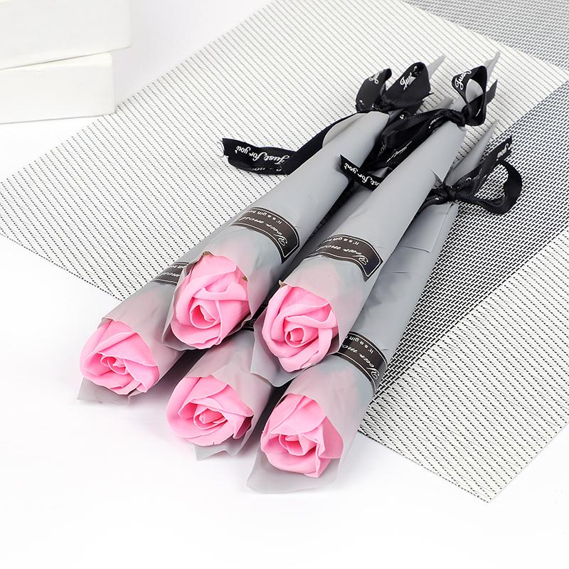5-20pcs Soap Rose Artificial Flower Valentines Day Gift Wedding DIY Flower Bouquet Birthday Party Gift for Guests Eternal Rose
