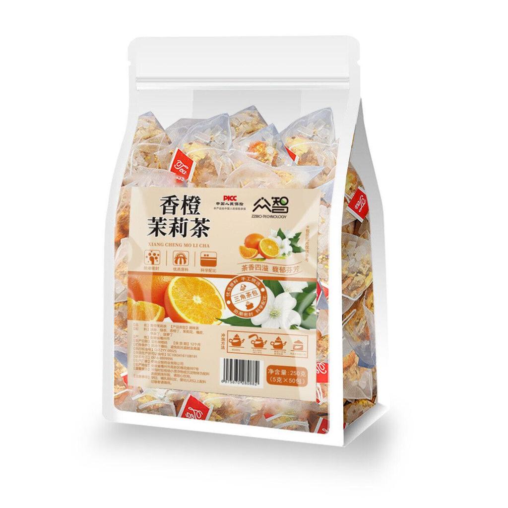 Orange Jasmine Tea Individually Packaged Flavored Tea Beauty Slimming Tea