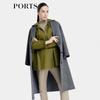 PORTS Women's Fall/Winter Long Overcoat LD9C057QZF056