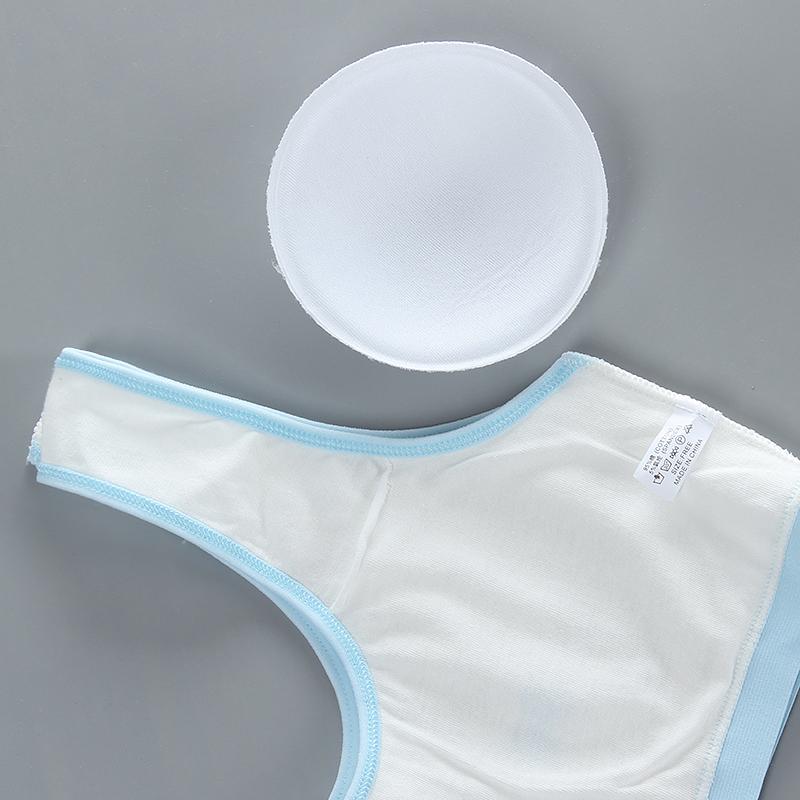 Бюстгальтер для девочек, хлопковое нижнее белье для подростков, тренировочный бюстгальтер, комплект для студентов, жилет для пубертата, бюстгальтеры