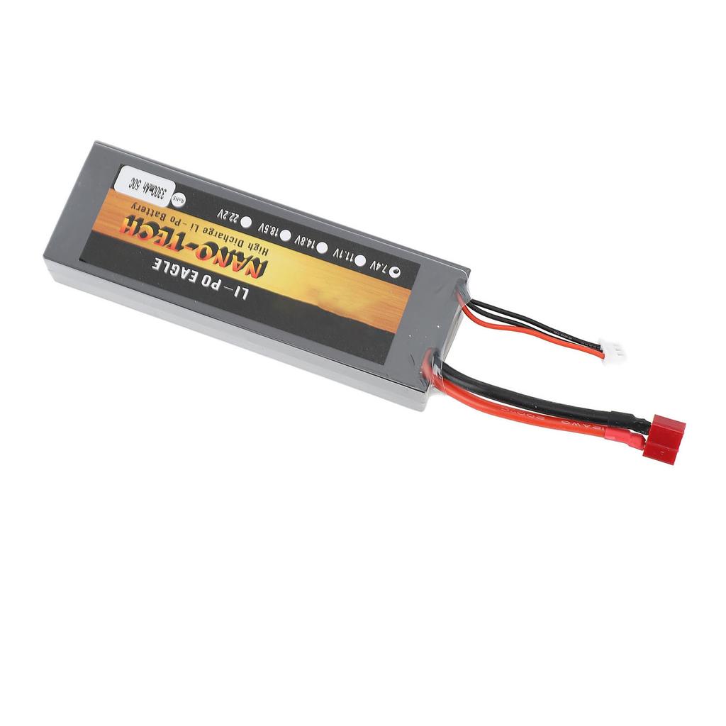 7.4V 2S 50C 3300mAh литиевая батарея пульт дистанционного управления игрушечная машинка замена батареи для 18 110 RC Car