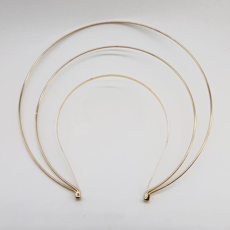 Женские золотые тиары и короны, ювелирные изделия, большие двухслойные свадебные аксессуары, металлические ободки для волос