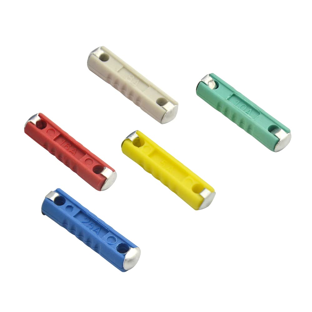 WMYCONGCONG European Auto Fuses 200 Pieces 5A 8A 10A 16A