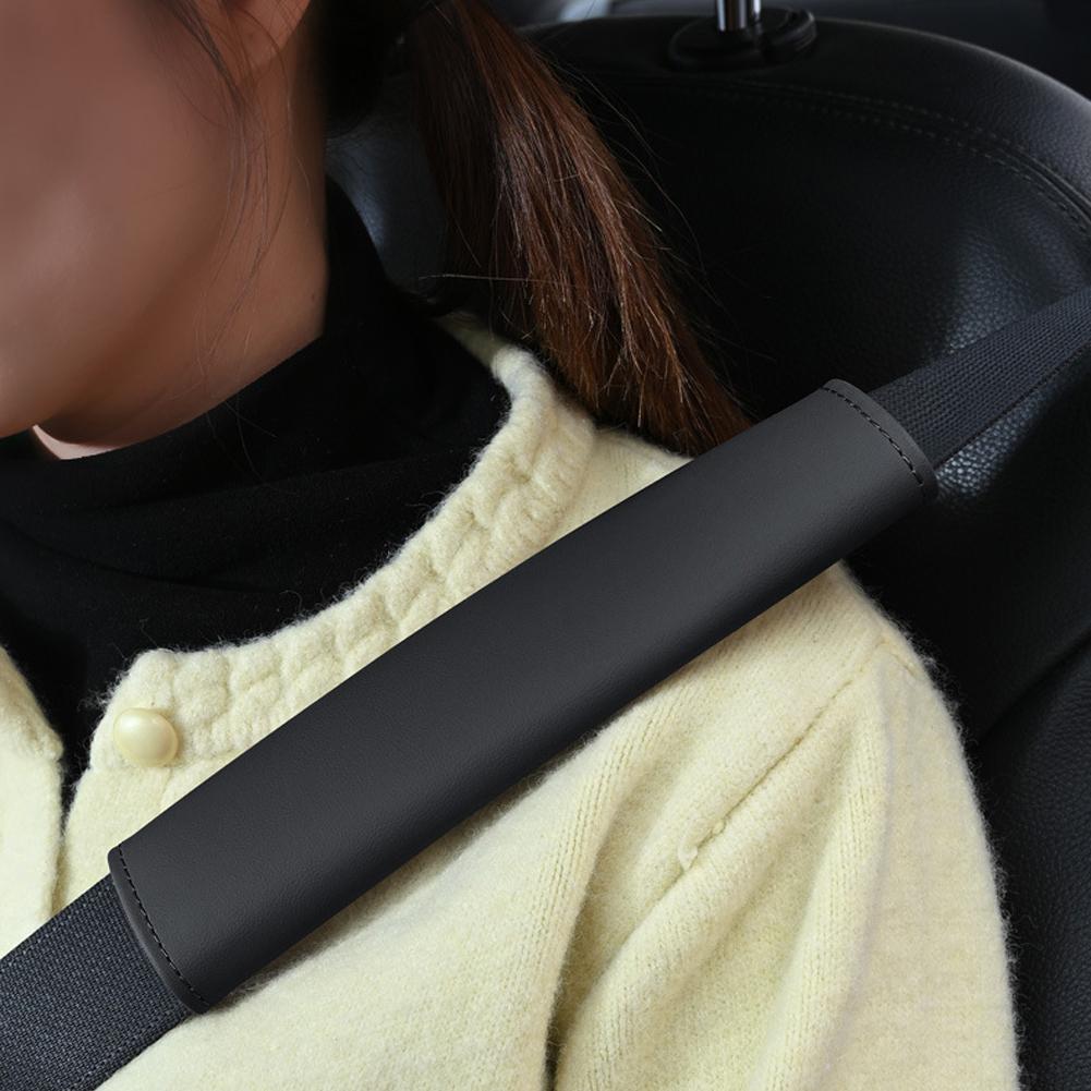 Leather and Suede Car Seat Belt Shoulder Cover Seat Belt Pad Car Styling Interior Seat Belt Cover Accessories
