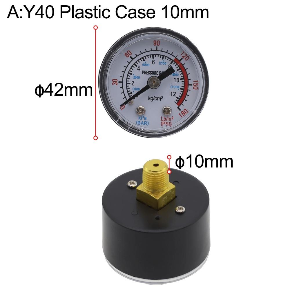 1Pcs 0-180PSI Pressure Meter Air Compressor Pressure Regulator Power Tools Replacement Accessories