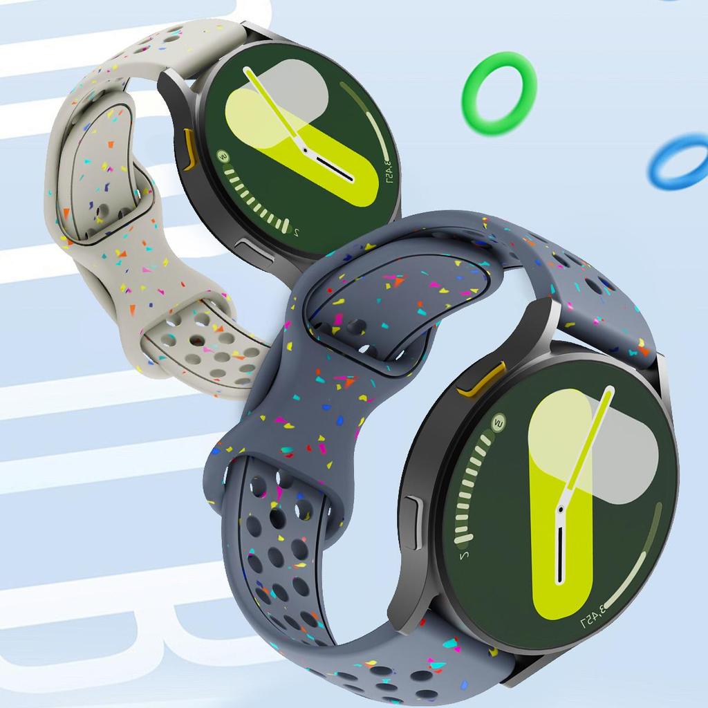 18 мм 20 мм 22 мм Ремешок для Samsung Galaxy Watch 7 6 5 4 40 мм 44 мм 6Classic Силиконовый браслет для Huawei Watch GT5 4Pro 3 46 мм