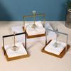 Light Luxury Metal Napkin Holder Creative Tissue Storage Box Tabletop Tissue Rack  Restaurant