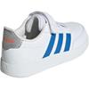 New Adidas BREAKNET 2.0 Anti-Slip Wear-Resistant Low-Top Kids' Skateboarding Shoes White Kids' JI0963