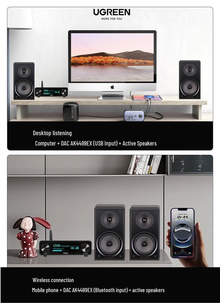 AK4499EX Hi-Fi Bluetooth LHDC ЦАП Аудио Декодер с поддержкой USB и DSD512