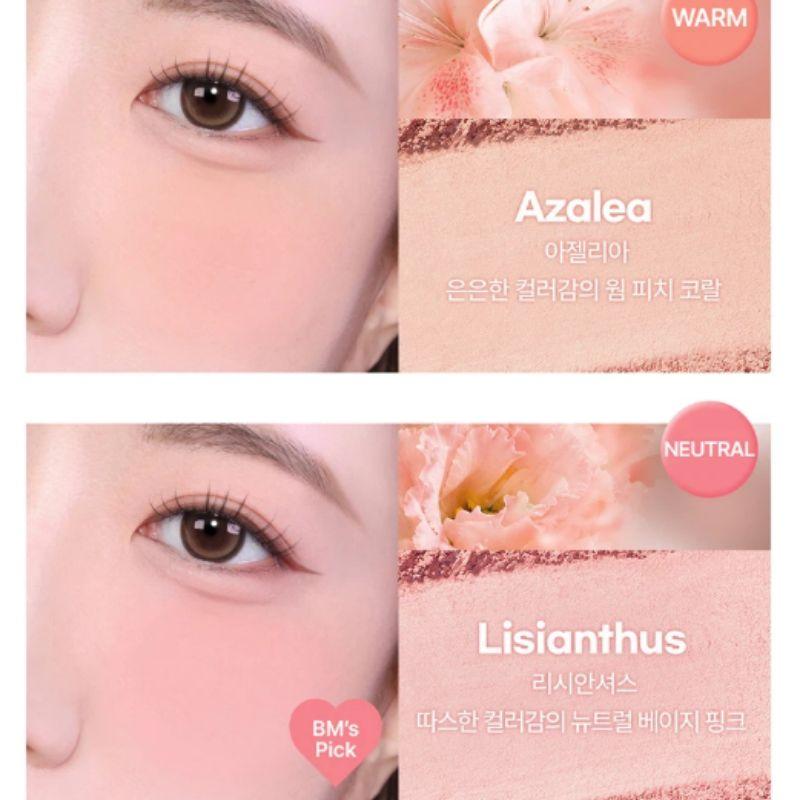 Nature Republic Румяна By Flower Cotton 5 г – Мягкий и натуральный цвет щек | 3 оттенка