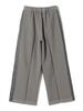 Ships Colors Women's Hand Washable Satin Side Stripe Pants, Gray, Size M, 223110023
