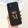 Для Samsung Galaxy A05 Чехол A05S Обложка SM-A055F SM-A057F Funda Милые Буквы Корона Чехол для Телефона на Samsung A05 A 05 A 05S Мягкий Capa