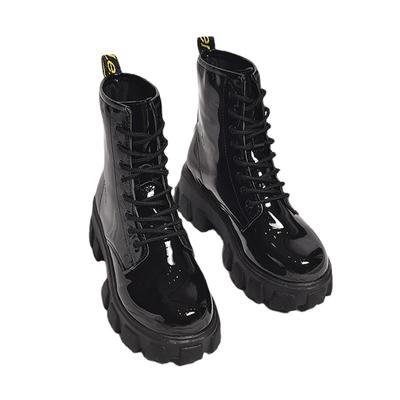 Обувь, женские ботильоны, удобные зимние ботинки на толстой подошве с круглым носком, женские зимние ботинки на платформе, зимние женские сохраняющие тепло Botas De Mujer