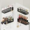 2 шт. Магнитная полка для специй на холодильник, прочная несущая способность, стальная конструкция, кухонный органайзер, банки, закуски, банки, настенная магнитная полка