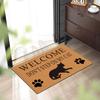 [Popular Choice] Kitchen Floor Mats, Cute Kittens Pattern Floor Mats Are Thick, Non-slip, Wear-resistant, Anti-fouling, Suitable