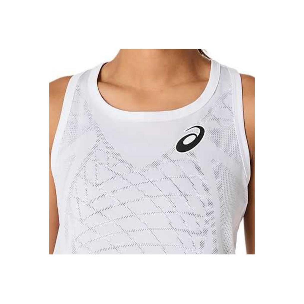 Asics Повседневное Элегантное Модное Платье Без Рукавов Женские платья Белый 2042A353-100