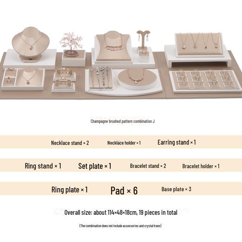 Подставка для ювелирных изделий из нефрита для сережек, ожерелий и браслетов