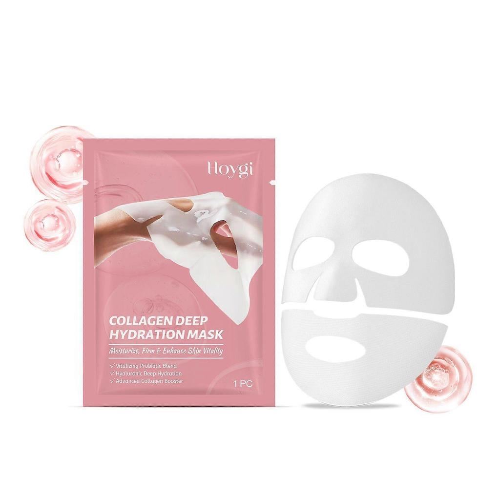 Hoygi Collagen Moisturizing And Wrinkle-Reducing Face Mask (Pack) Moisturizes, Nourishes, And Hydrates For Smooth Facial Skin