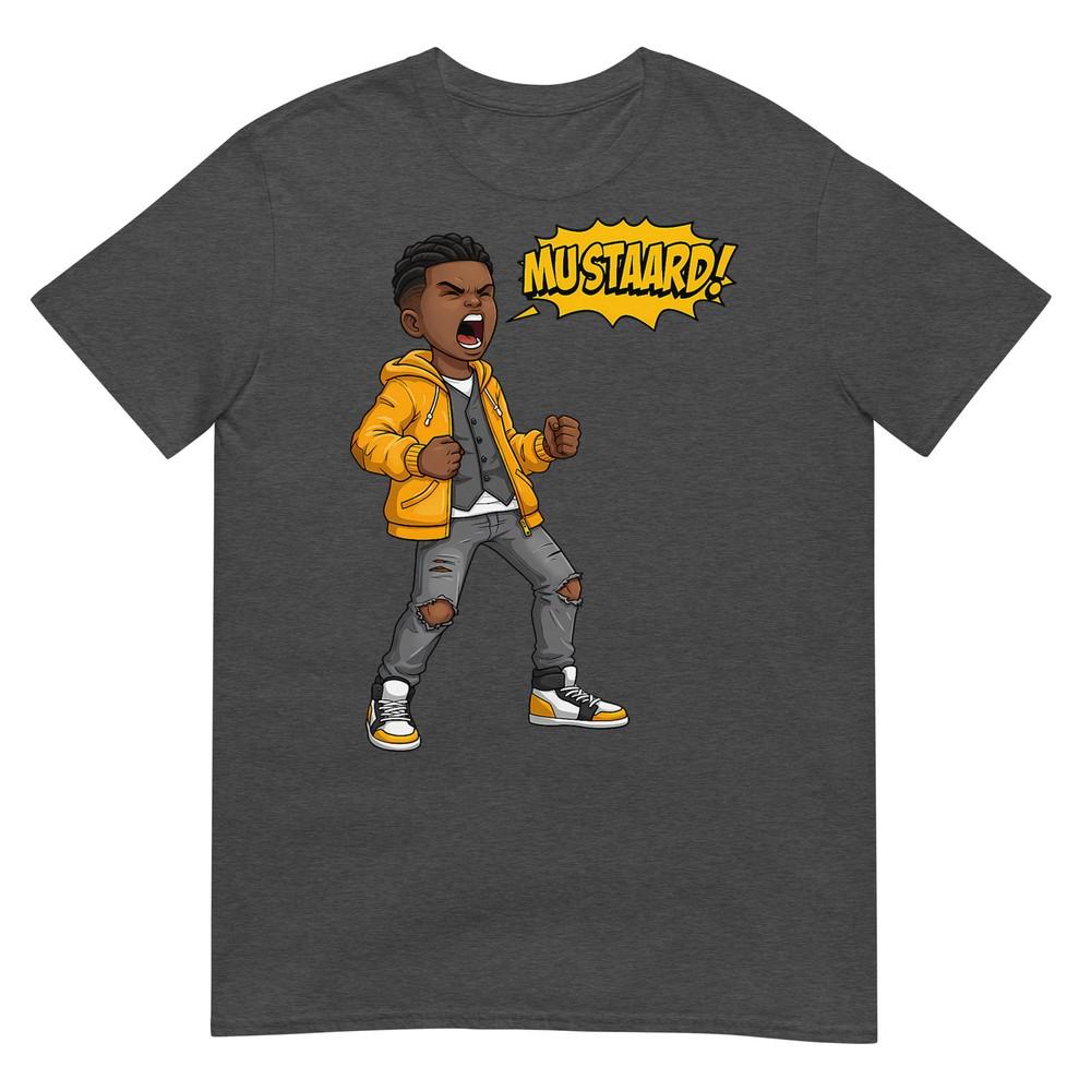 Mustard Bold Stateunisext Funny Urban Style Design Boys Girls TShirt