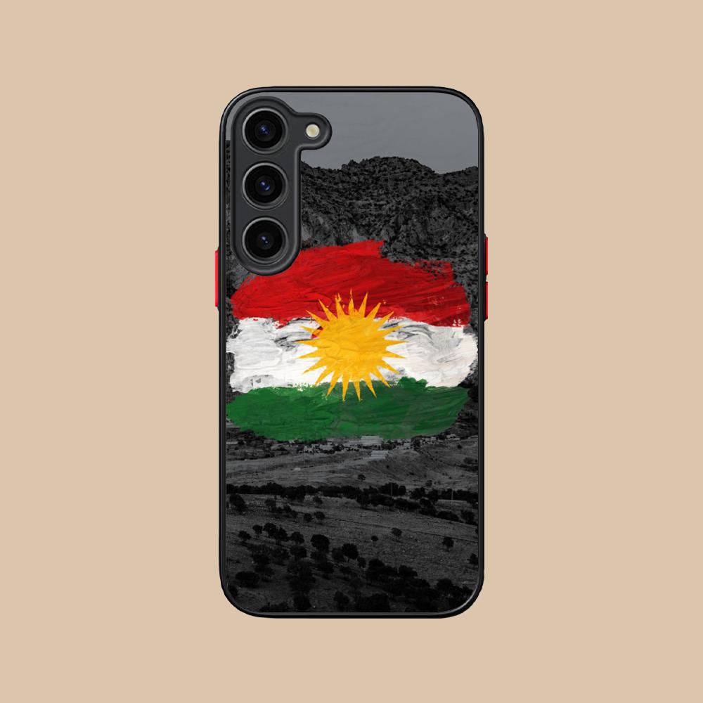 Силиконовый чехол для мобильного телефона с флагом Курдистана для Samsung Galaxy S26 S25 S24 S23 S22 S21 Plus FE Ultra Цветная обложка