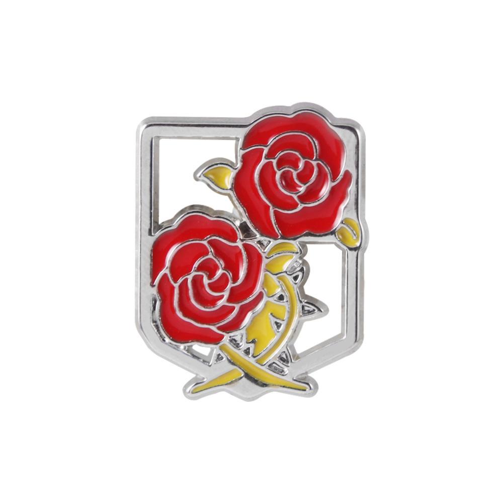 4pcs/set Anime Attack on Titan Wings of Freedom Brooch Legions Badge Prop