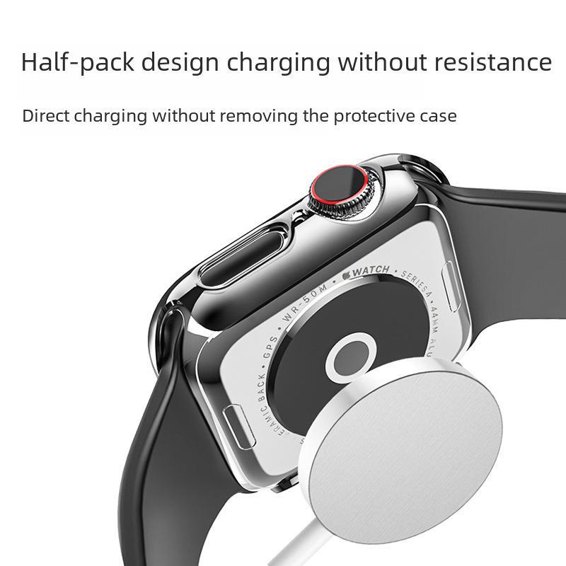 Универсальный защитный чехол и закаленная пленка для Apple Watch Series 6/7/8