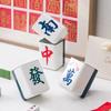 400 мл Маджонг Моделирование Удачи Керамическая Чашка Персонализированная Творческая Кружка Шахматы и Карточная Комната Китайский Шикарный Новогодний Подарок Кофейная Чашка