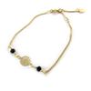 [N8872] - Black Gold 'Carmen' Bracelet
