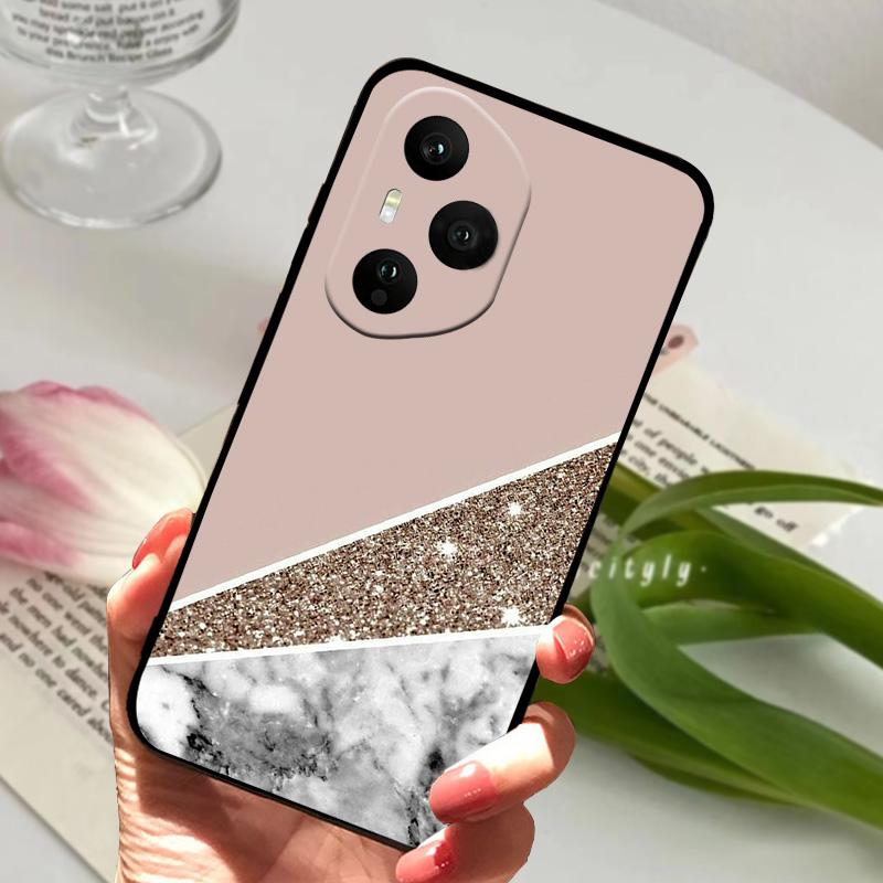 Чехол для Honor 400 Pro Fundas Роскошный Мягкий Силикон ТПУ Задняя Крышка Для Honor 400 Чехол для Телефона Полностью Защитный Корпус Бампер Honor400