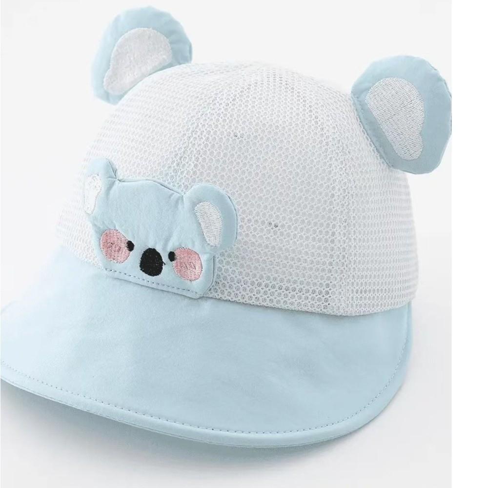 Adjustable Mesh Breathable Baby Hat Foldable Children Fishman Hat for Outings