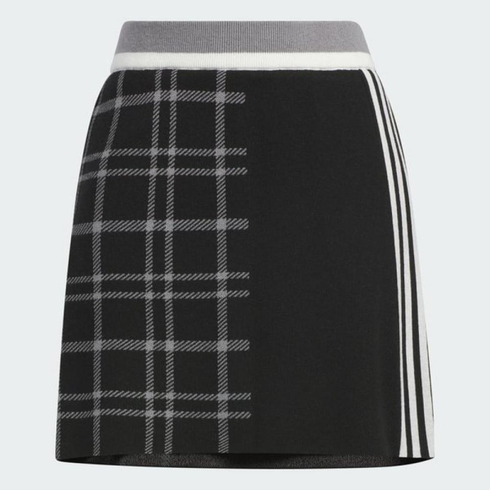 Adidas GolF 2024 F W Women GolF Pulley Fashion 3s Checked Skirt Is4757