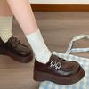 Ретро-британский стиль, высокие туфли на платформе, женские кожаные туфли 2025 года, универсальная юбка, туфли Мэри Джейн, новинка весны и осени