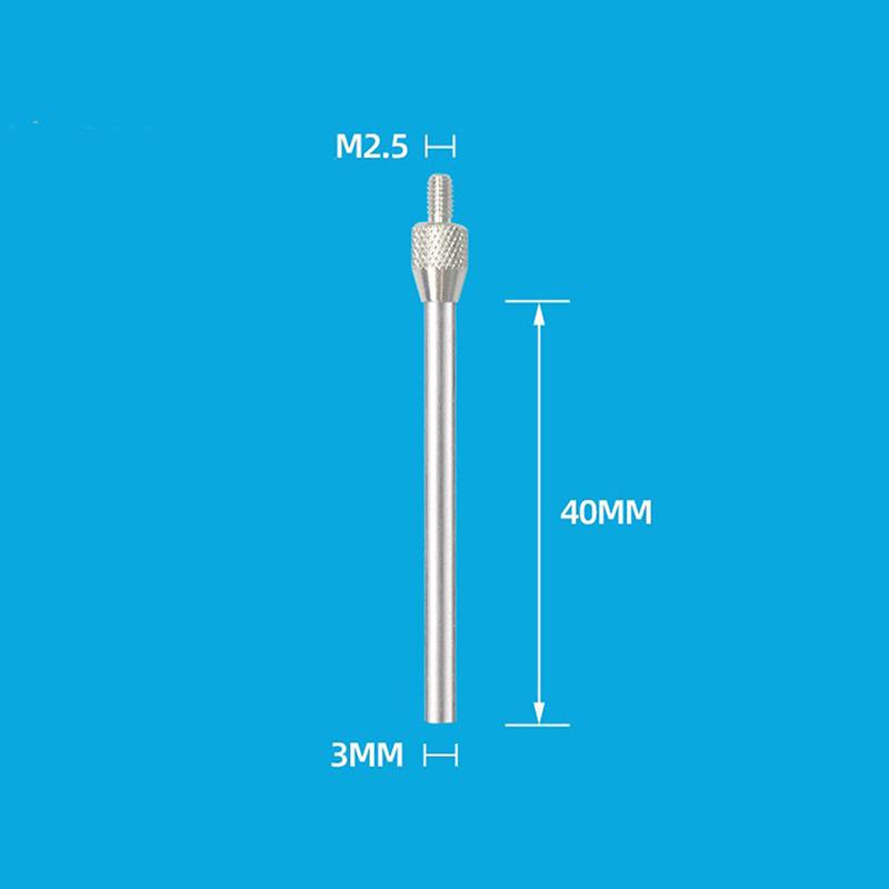 M2.5 Thread 1/1.5/2/3Mm Needle Diameter Dial Test Indicator Contact Point 10/20/30/40/50Mm Length Measuring Gauging Tools