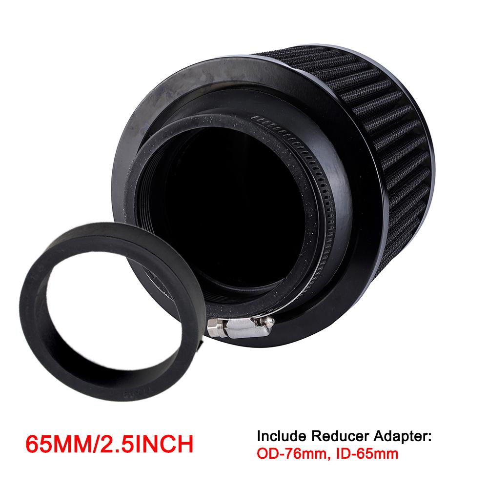 R-EP Universal Car Air Intake Filter 76MM 70mm 65mm Performance High Flow Filters for Cold Air Intake 3inch 2.75inch 2.5inch