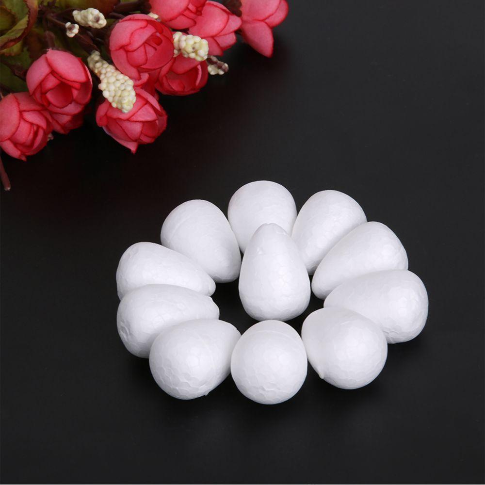 Oval Tools Kitchen Accessories Kids Favors Foam Flower White Craft Balls DIY Painting Drop Shape