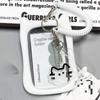 Kawaii Cat Прозрачный акриловый роскошный держатель для фотокарт Kpop Idol Card Protector Креативная сумка-подвеска для хранения удостоверений личности вуза