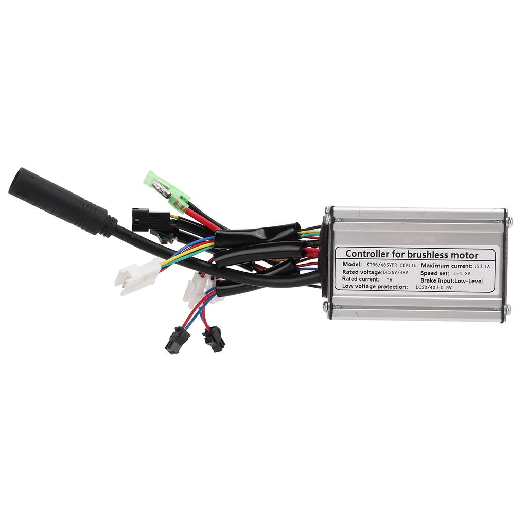 Electric Bicycle 36V48V 15A Sine Wave Controller 6mos with Light Line for 250W Motor