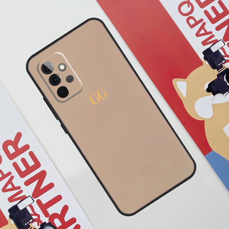 Персонализированный чехол для телефона с монограммой для Samsung Galaxy A53 A33 A23 A13 A52 A32 A22 A12 A51 A71 A14 A24 A34 A54 A21S
