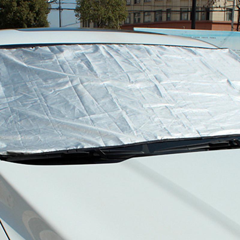 200*70cm Universal Car Front Windshield Cover Auto Sunshade Snow Ice Protection Cover Winter Summer Windshield Shield