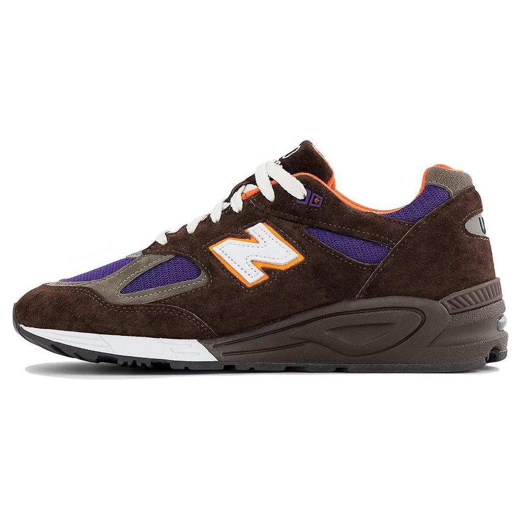 990v2 Тедди Сантис x 990v2 New Balance Сделано в США 'Коричневый Фиолетовый' M990BR2
