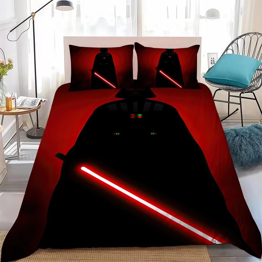 S-STAR Funny WARS Duvet Cover Set Home Style Bedding Soft Laundry Cotton Bed 2/3 Piece Set Student Dormitory Gift
